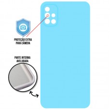 Capa Samsung Galaxy A51 4G e 5G - Cover Protector Azul Turquesa